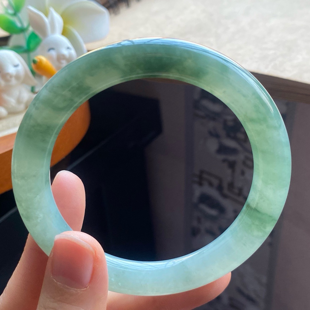 02.30批1270号55-9.8-9.7冰芙蓉种飘花圆条天然翡翠