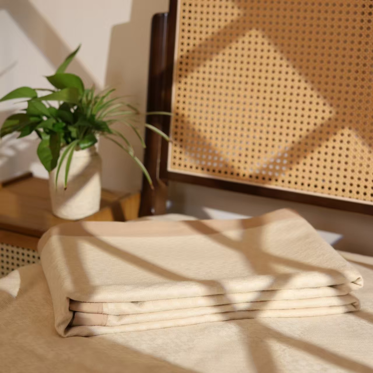 櫟丝御锦【将军席】柞蚕丝纤维舒适毯抑菌隔潮保暖透气多功能230710