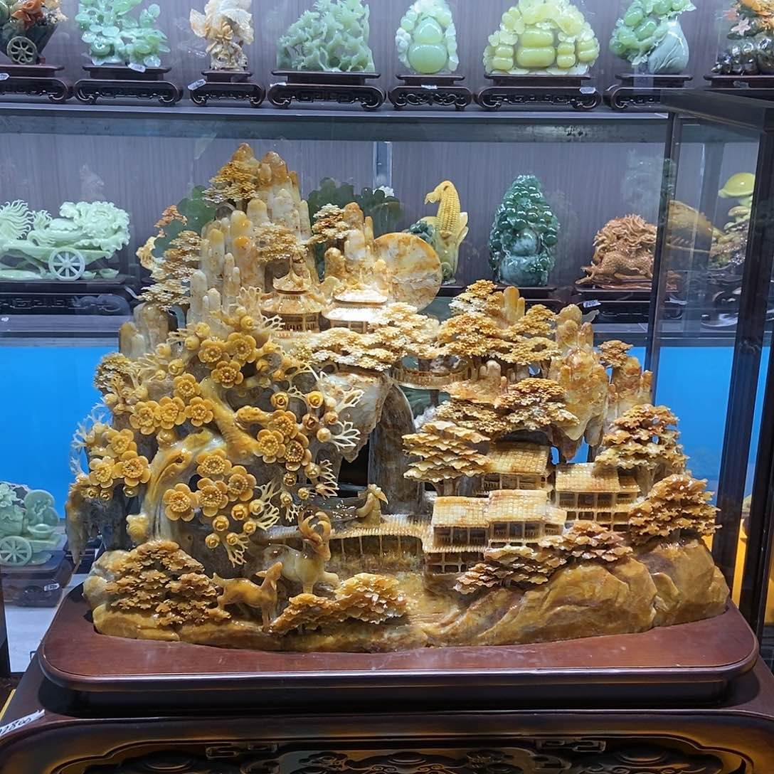 【闪购商品】蛇纹石玉（覆膜）珠宝奇石未镶嵌