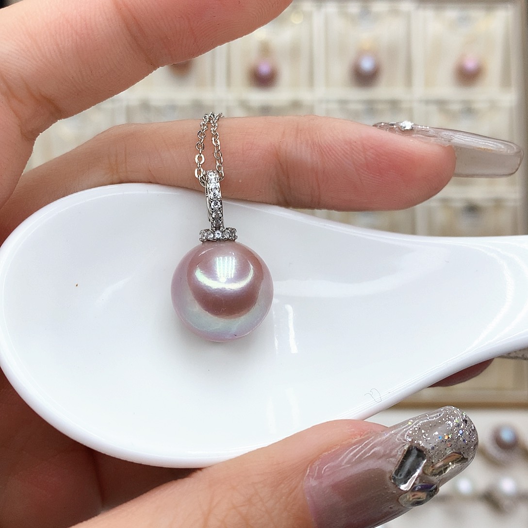 淡水珍珠吊坠(赠链)合金