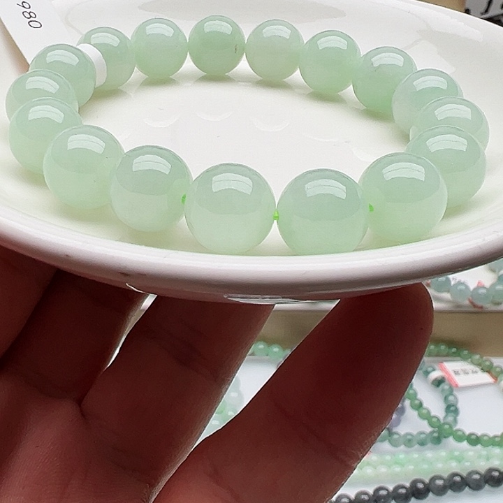 未镶嵌手链翡翠F****者天然翡翠
