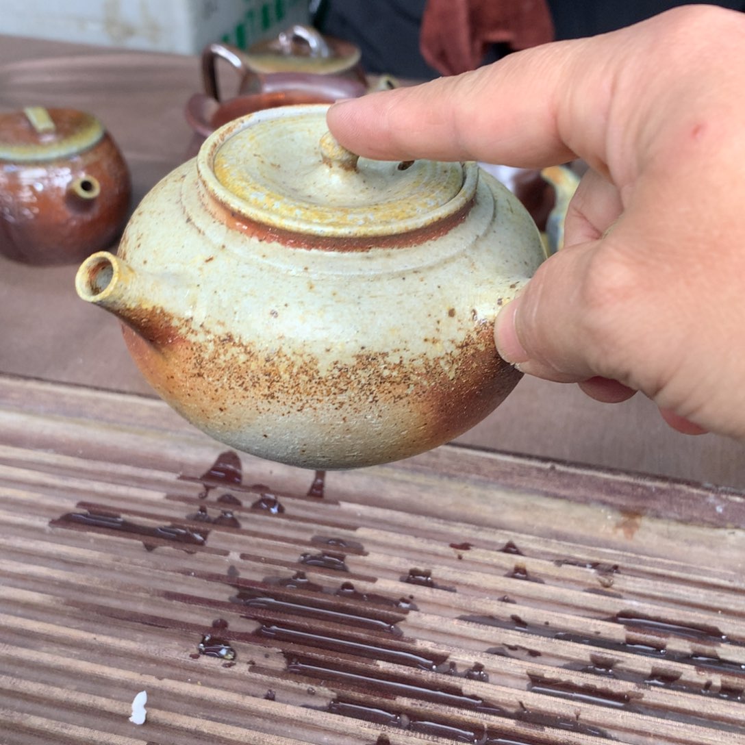 紫砂茶壶纯自然柴烧