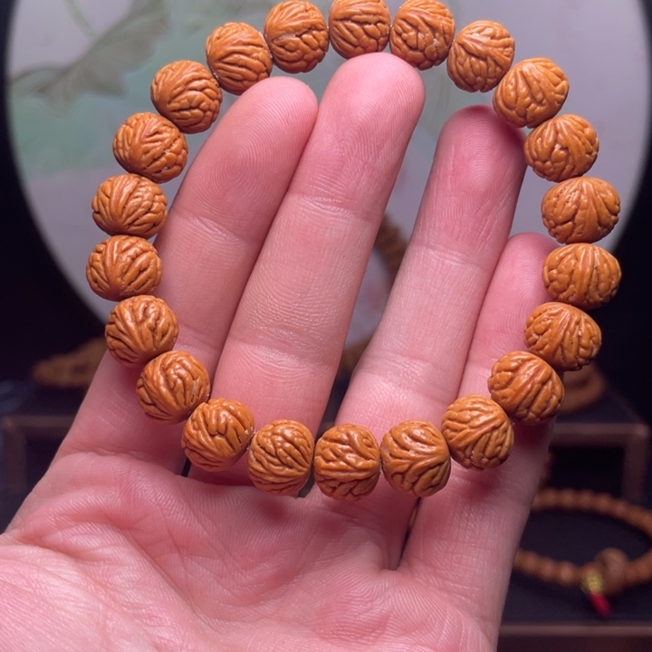 手串桃核12暴龙火焰