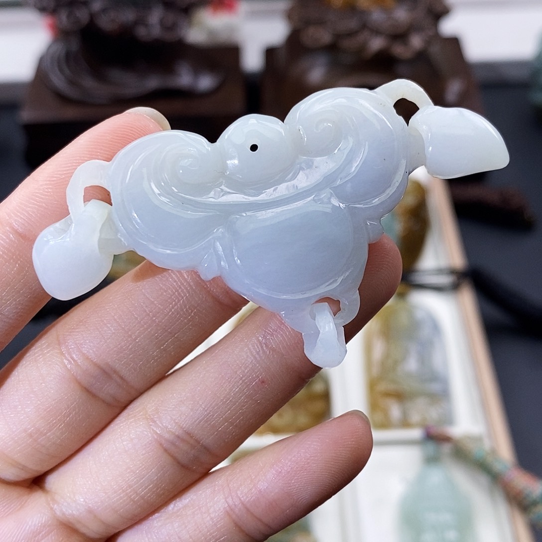 颈饰未镶嵌翡翠缅甸翡翠a货