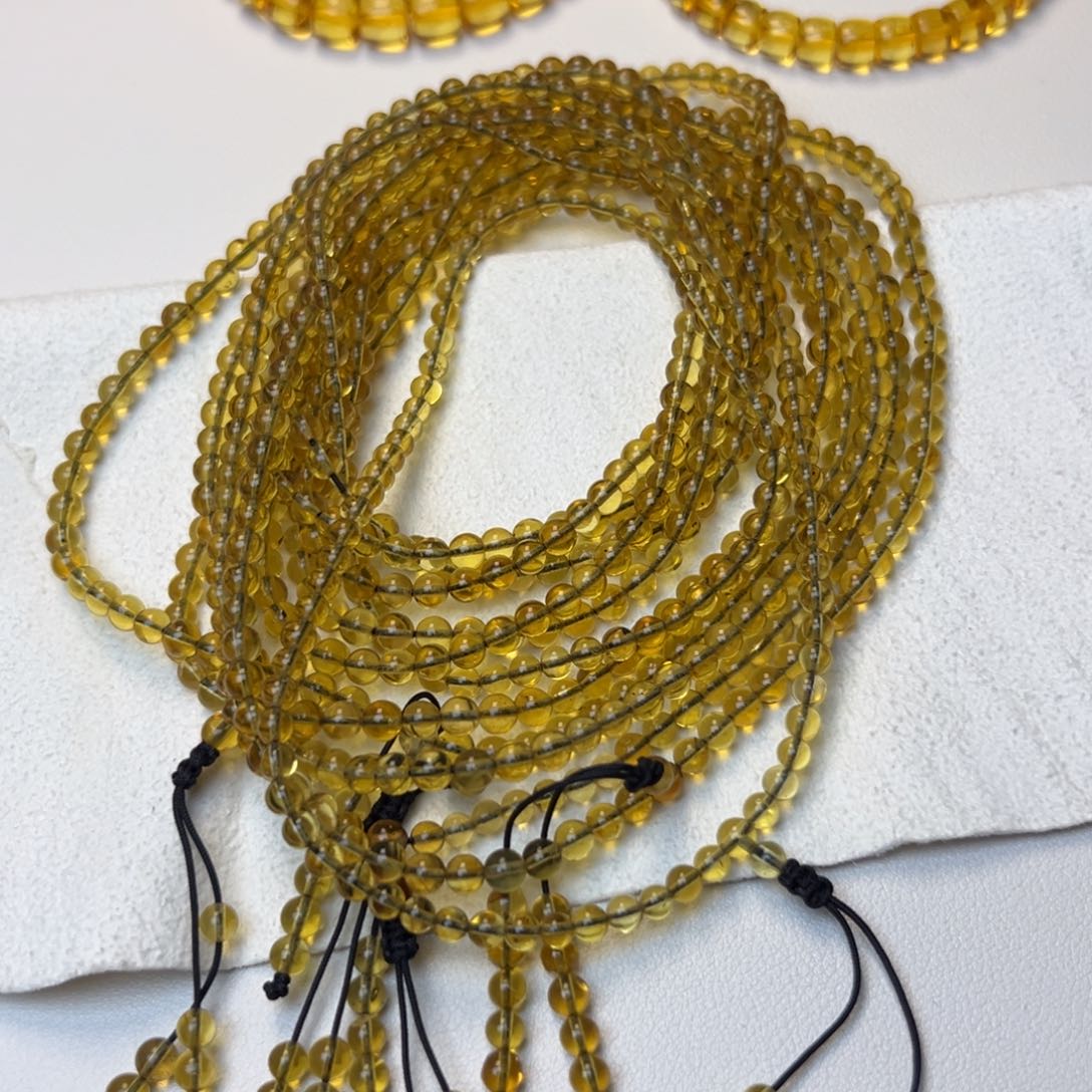 琥珀裸石未镶嵌4mm蓝珀 多样发其一