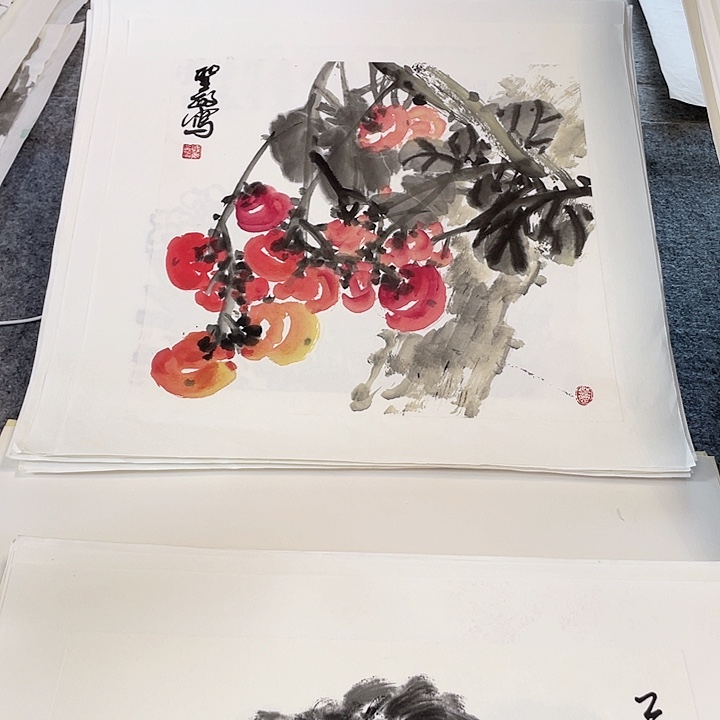 国画张圣敏先生纯手绘作品