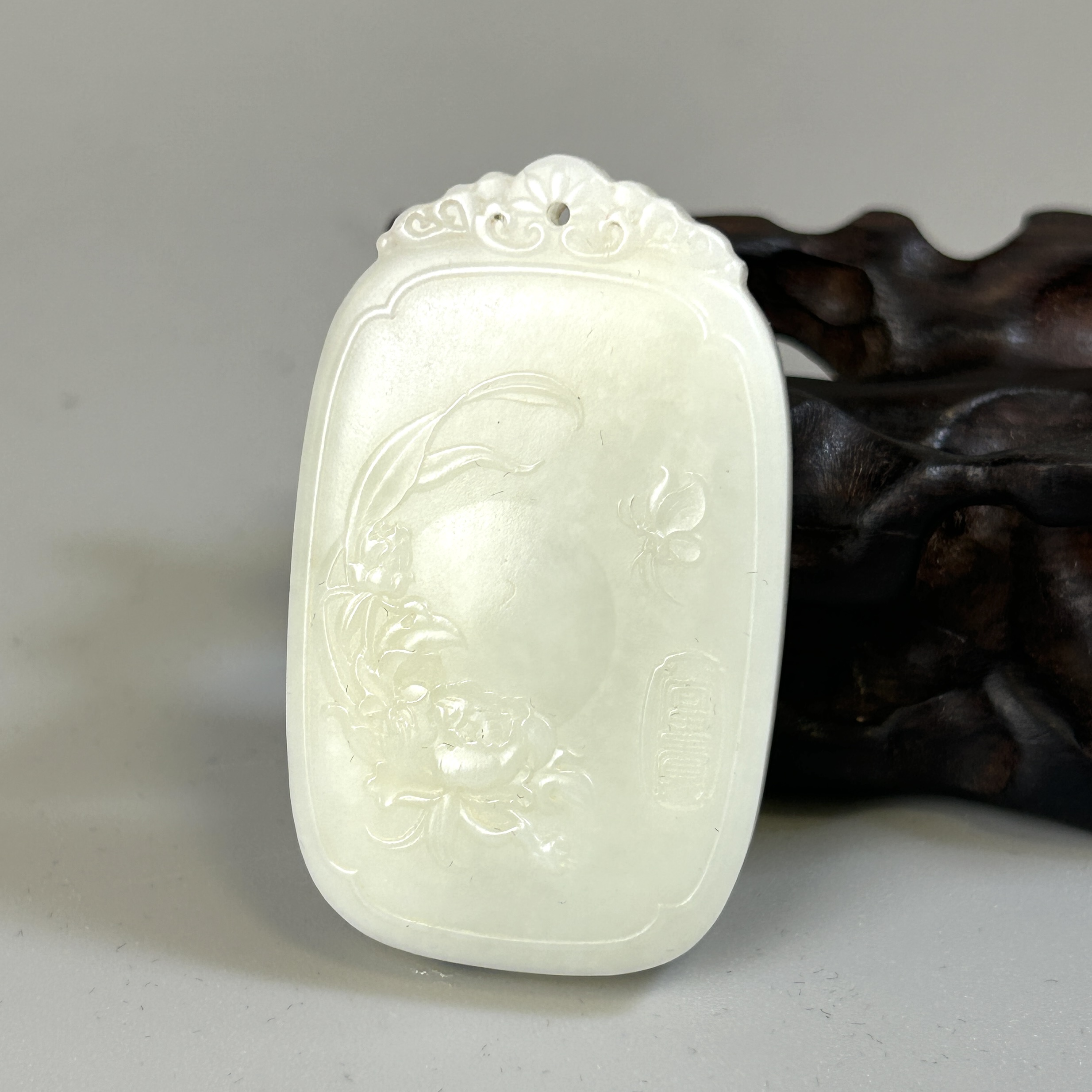 创汇期和田玉挂件玉牌4437