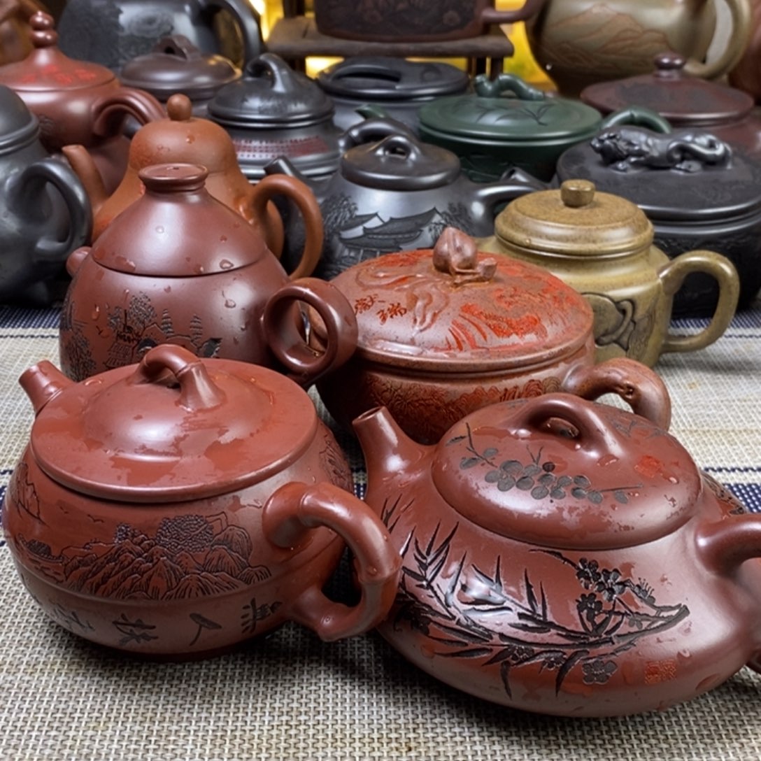 茶壶紫砂特价秒杀价4只