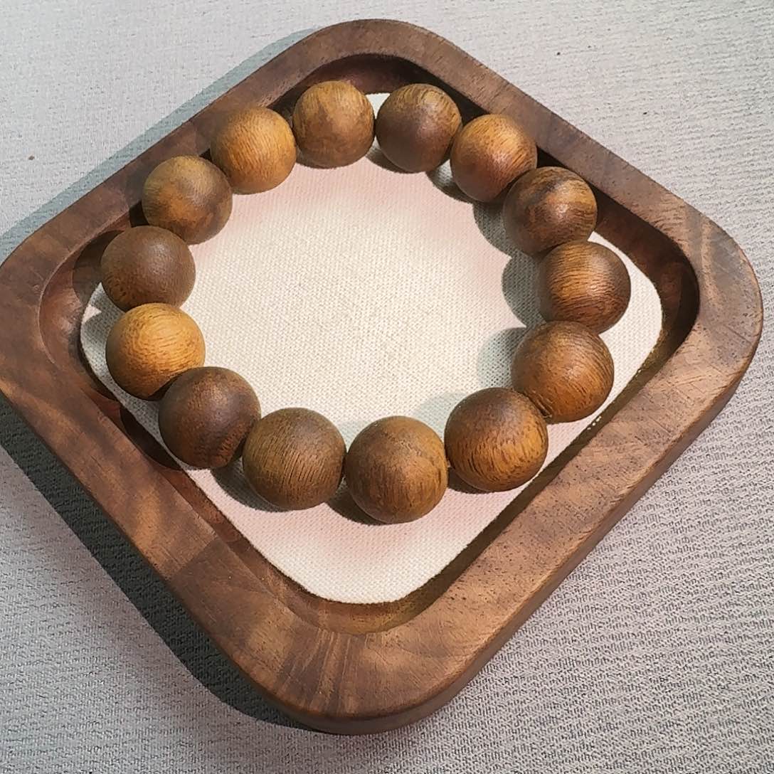 沉香香囊沉香白棋圆珠单圈卡16发一沉水级