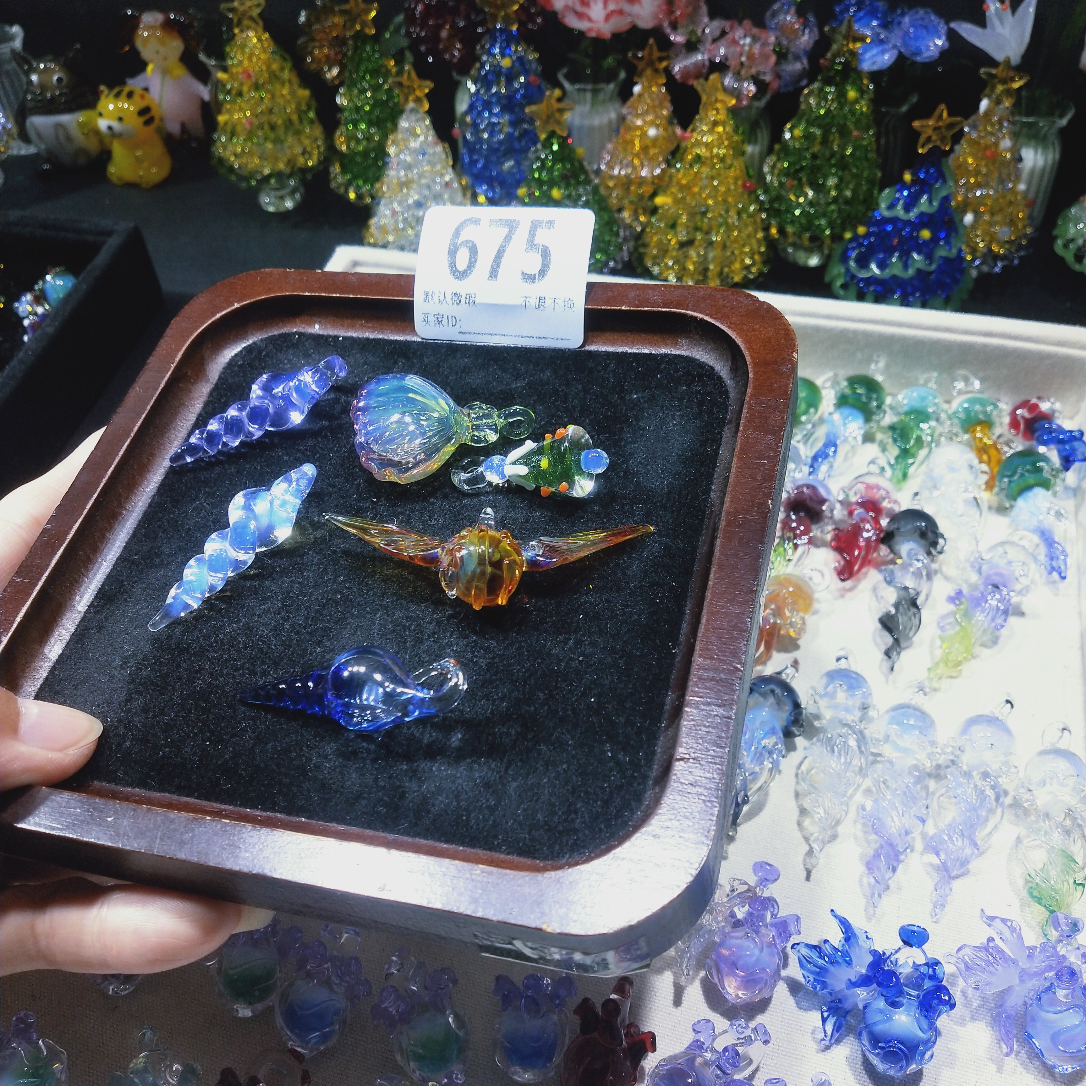 纯手工琉璃挂坠琉璃挂坠