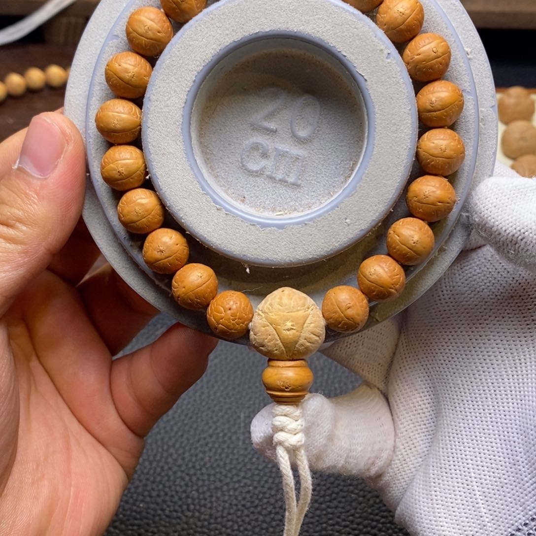 凤眼菩提手串11.5尺寸红皮大眼