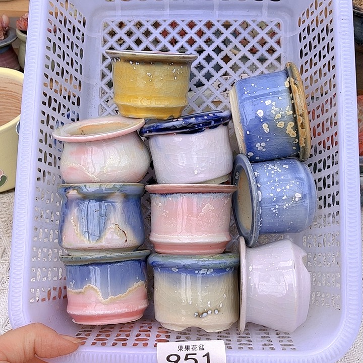 红陶陶瓷花盆951