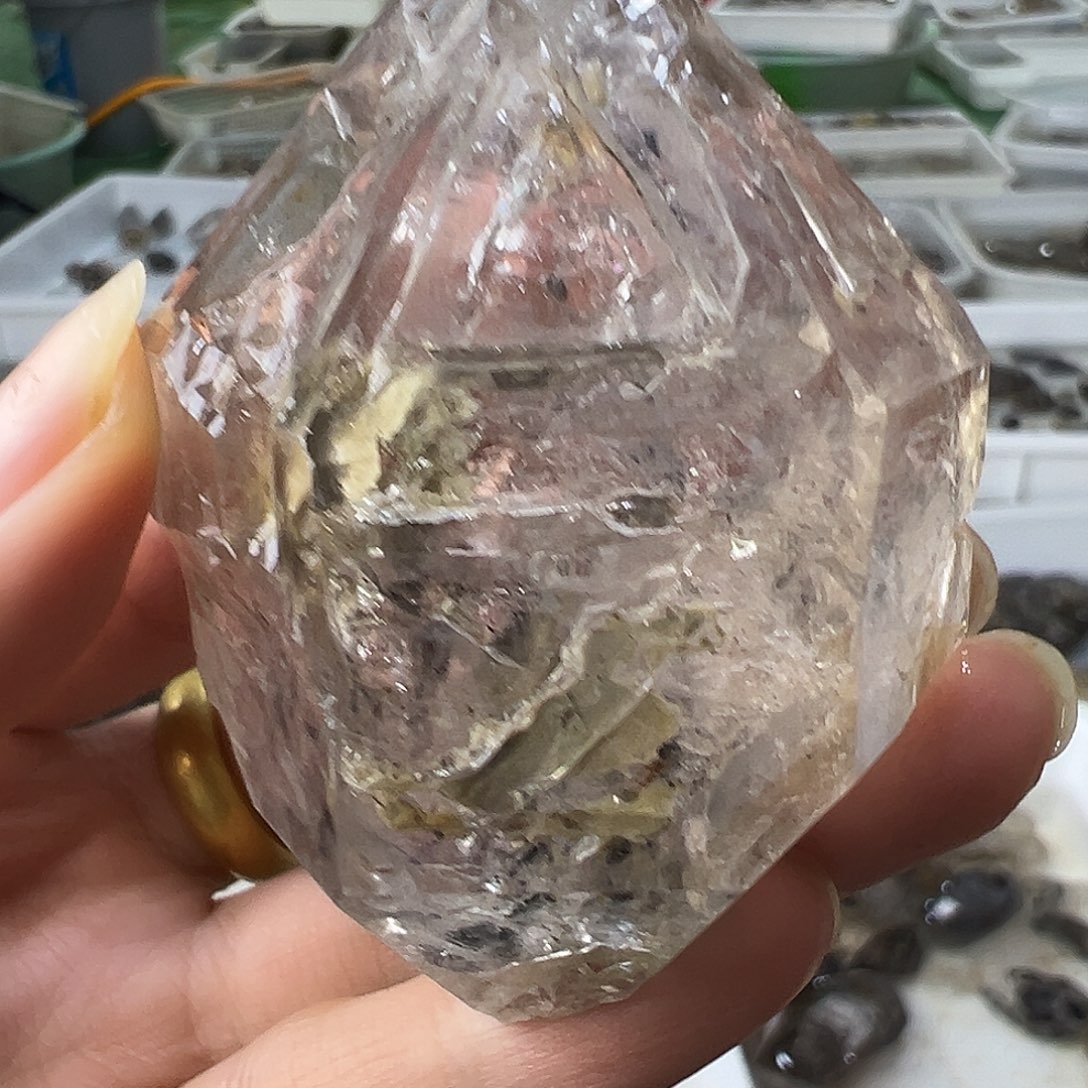 衤***唐水晶珠宝半成品未镶嵌108