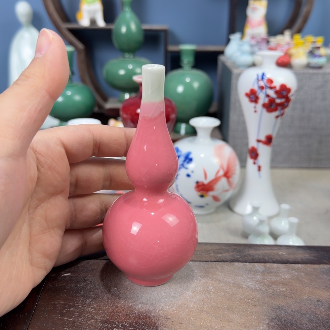 陶瓷手工小花器摆件