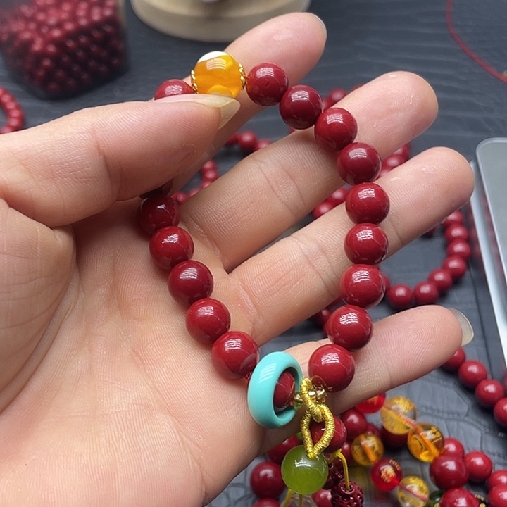 天然辰砂朱砂单圈