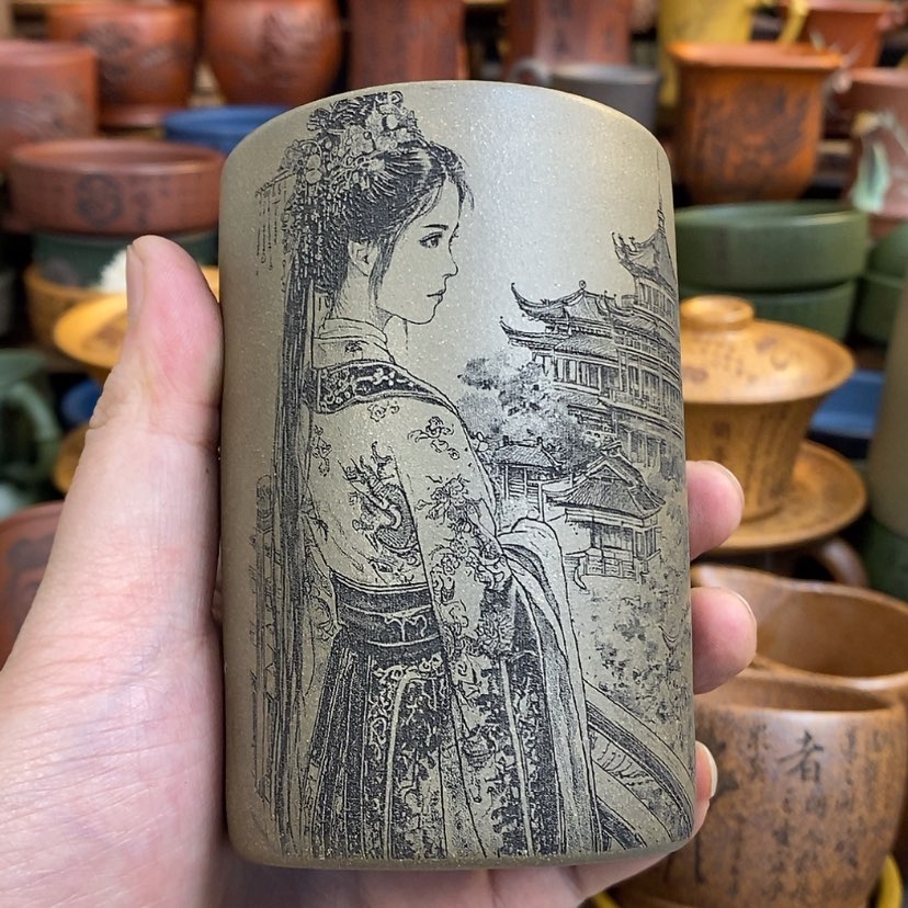 【闪购商品】紫砂杯子宜兴全手工紫砂杯