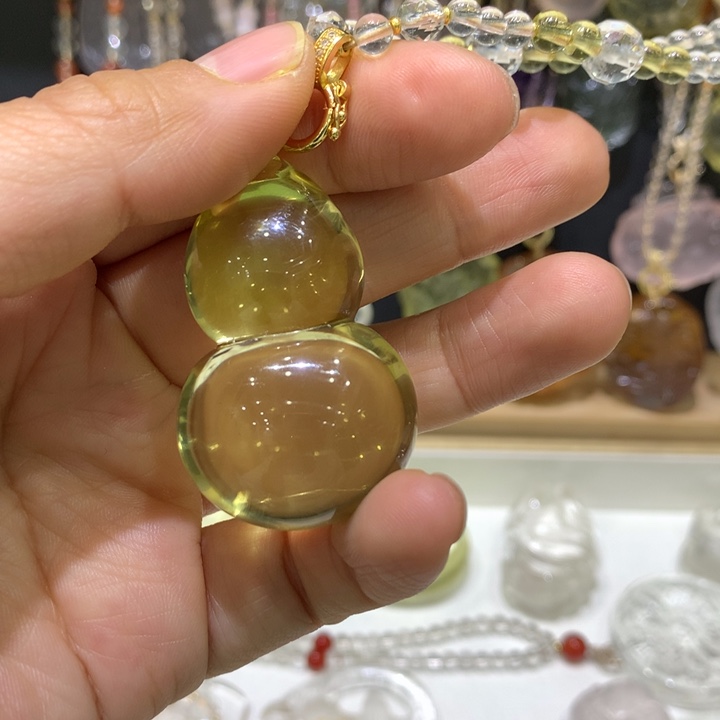 水晶颈饰未镶嵌天然