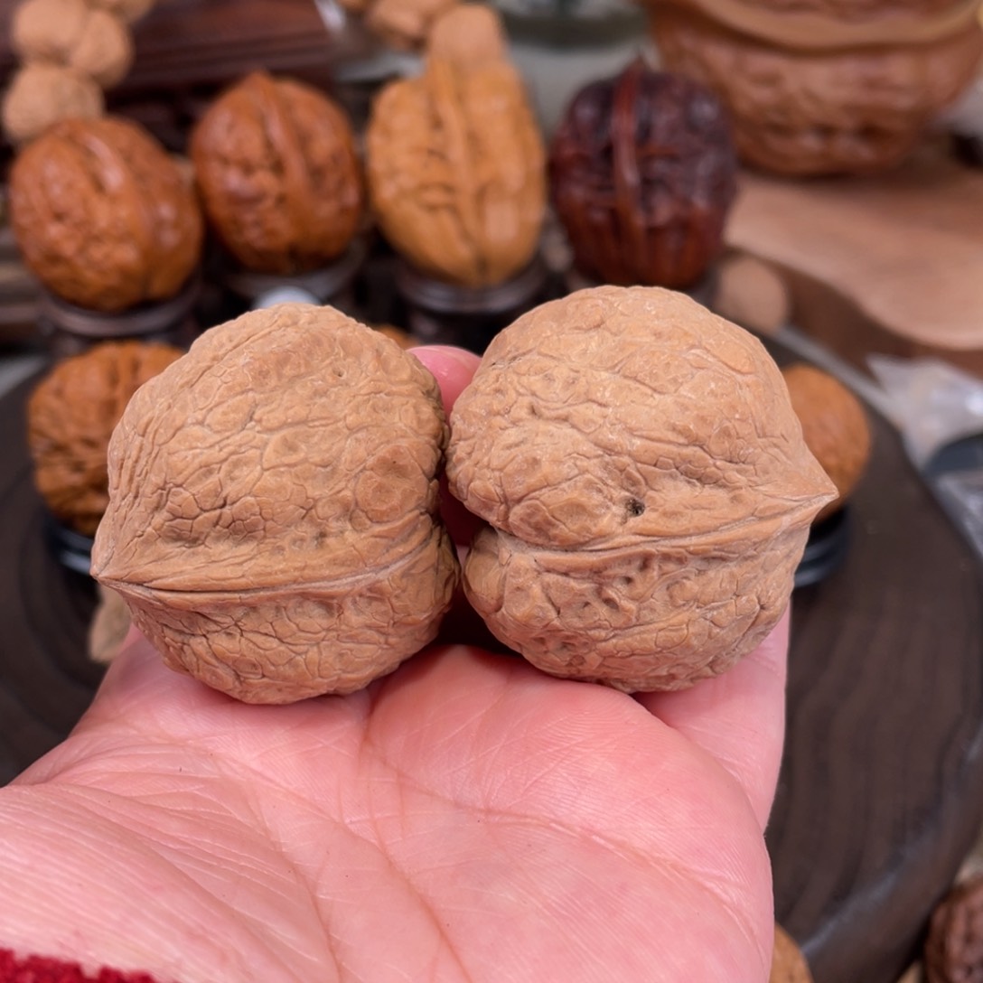 文玩核桃把件石蹦蛙40