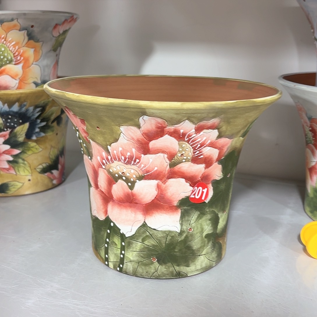 紫砂花盆手工花盆默认微瑕21/16