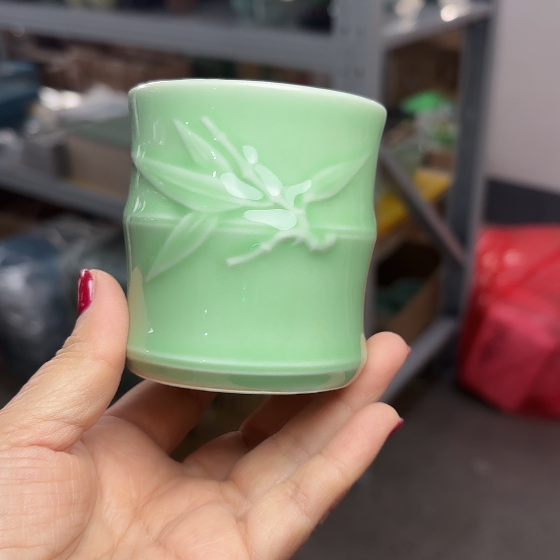 龙泉云间青瓷小米茶器