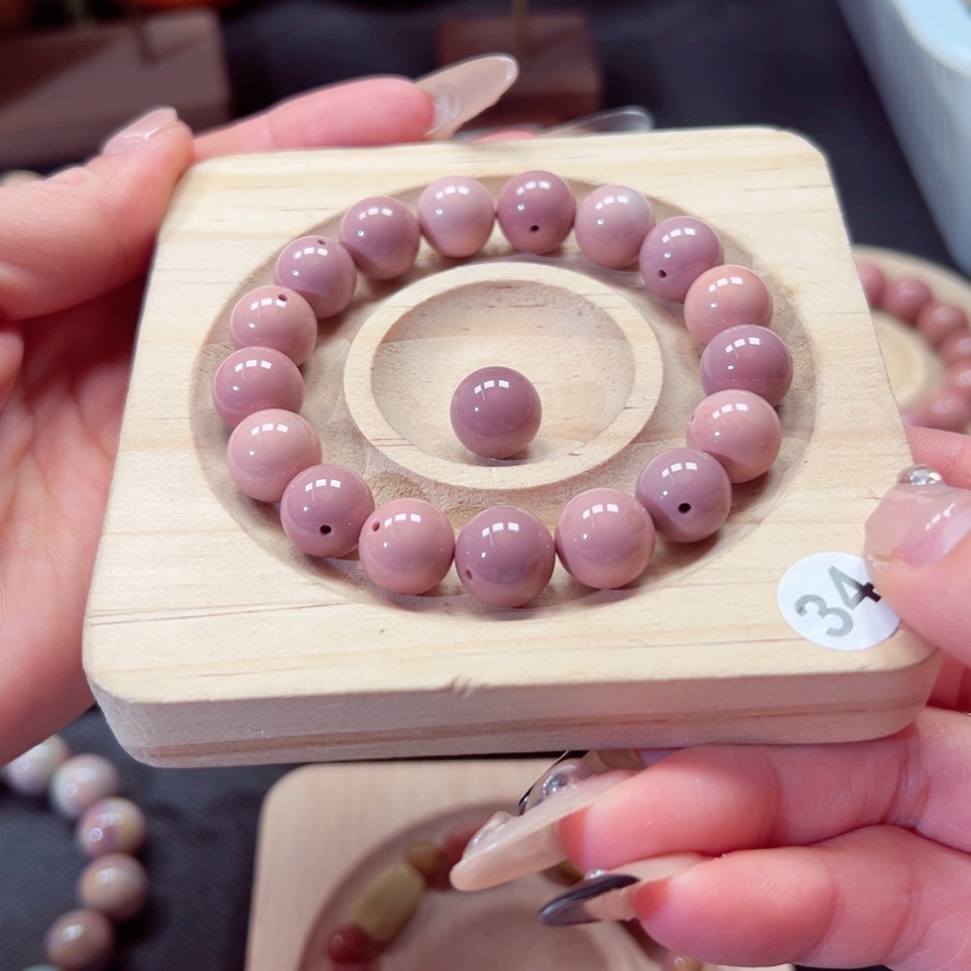 石英质玉手链未镶嵌小*花27