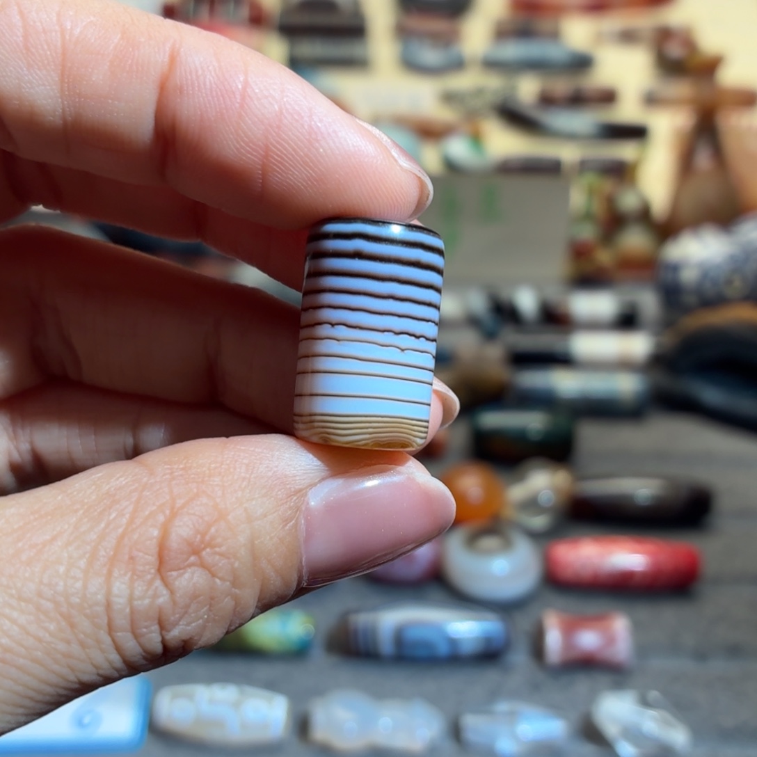 光***翼玛瑙/玉髓合金颈饰