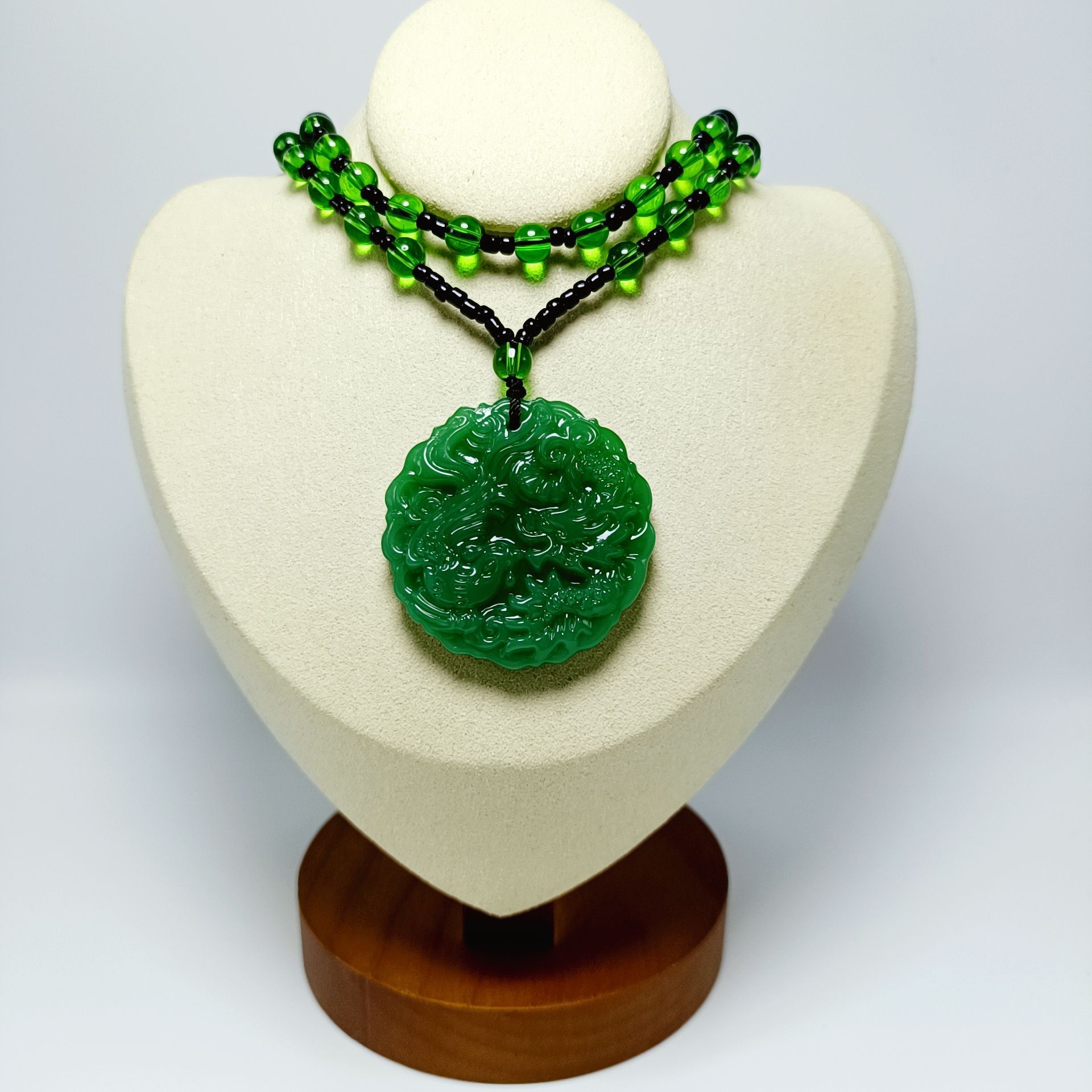 【吴总专属】百搭民族风龙凤吊坠项链