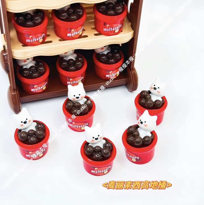 A643-769麦丽素蛋糕新款定制食玩配件diy微缩场景摆件