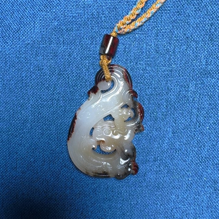 和田玉（糖玉）挂件未镶嵌╭****道