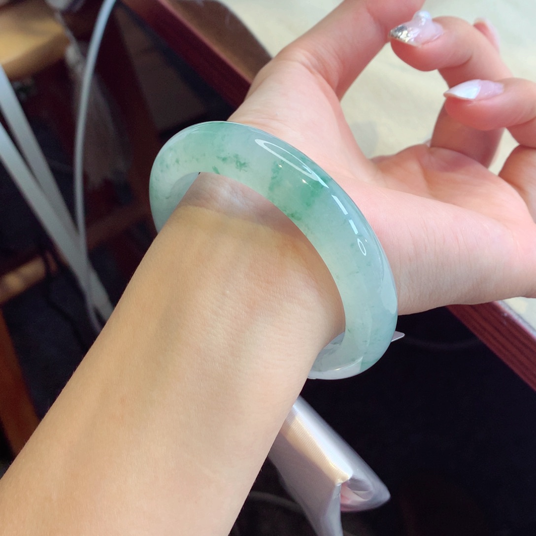 未镶嵌手镯翡翠27号正圈77