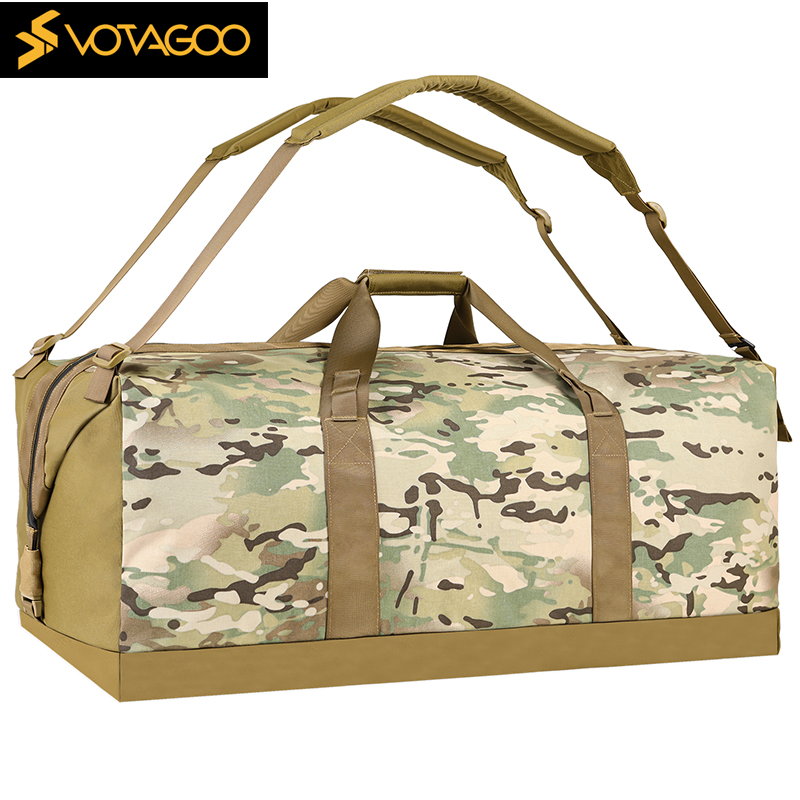 VOTAGOO户外战术旅行双肩背包前运包托运包装备收纳包120升大容量