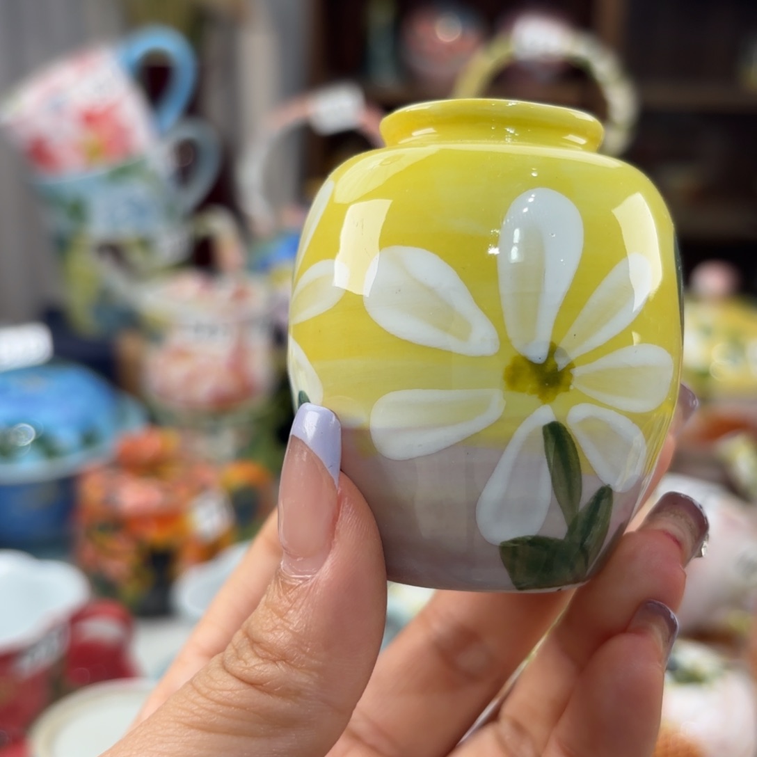 瓷片景德镇手绘高温釉下彩陶瓷茶具