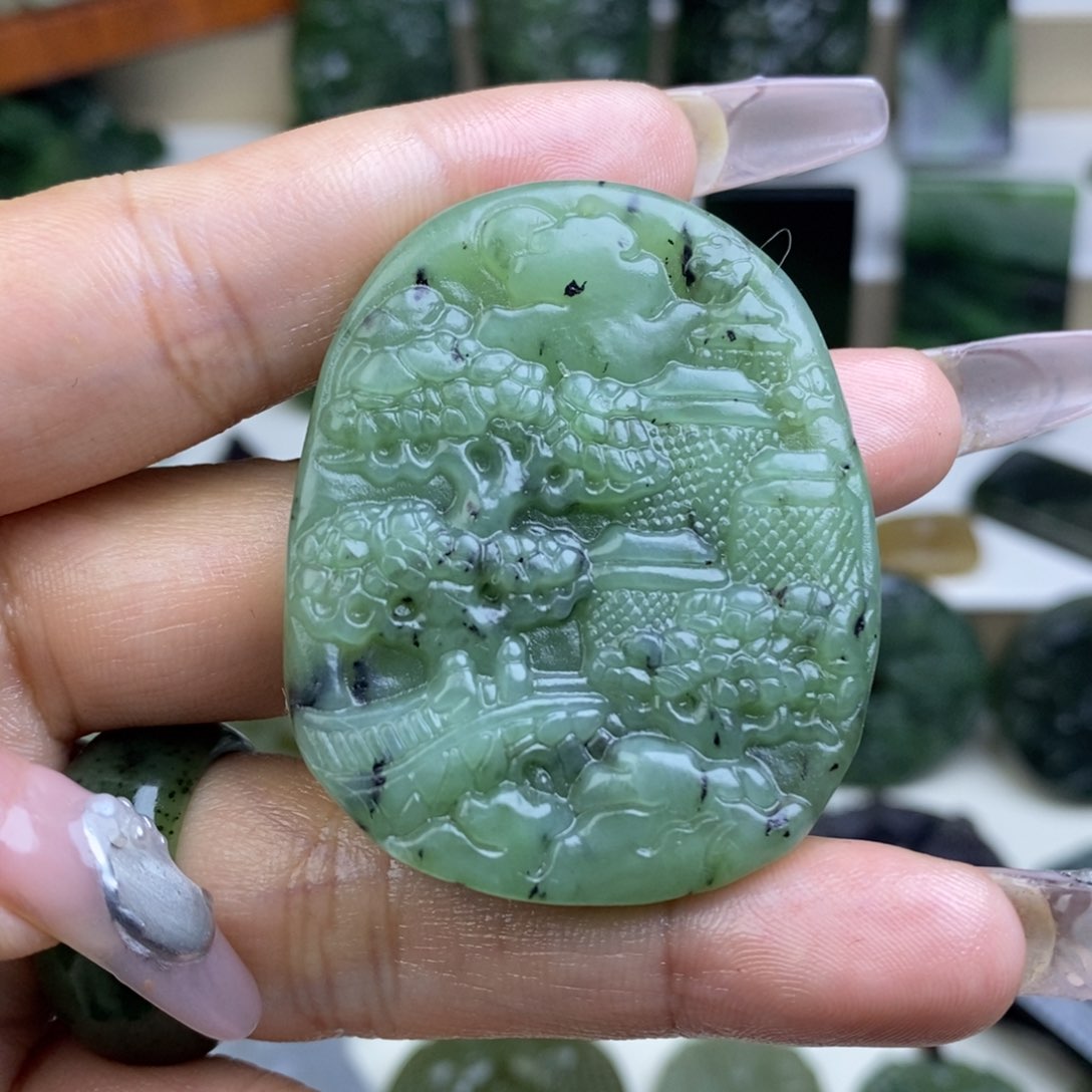 和田玉吊坠未镶嵌