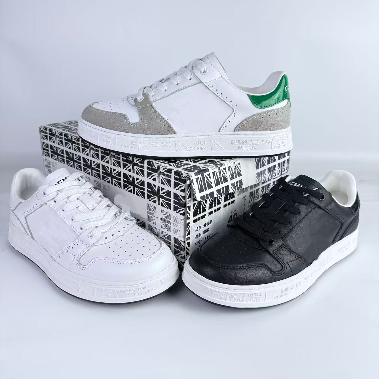 米家新款 复古休闲鞋 轻量百搭透气运动牛皮板鞋