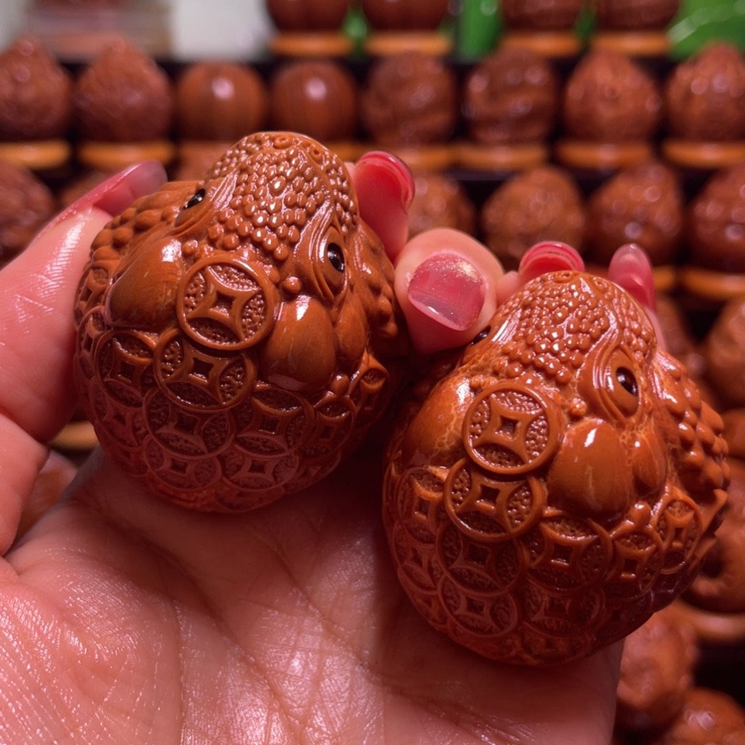 勇***涯橄榄核手串/手链金蟾