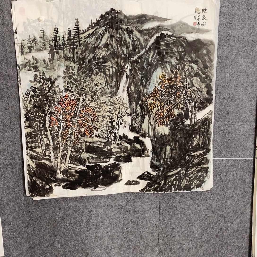 国画手写手绘国画作品7