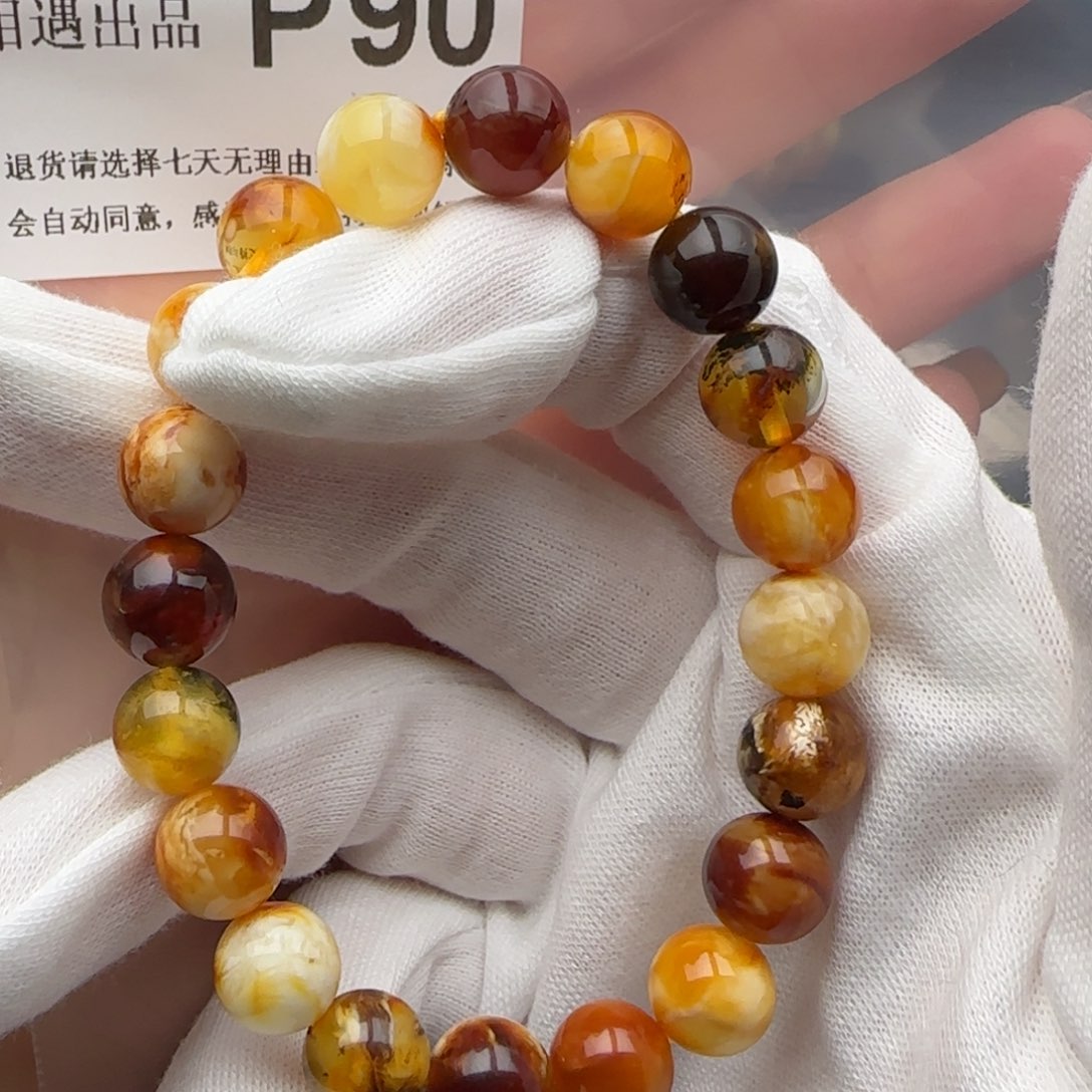 琥珀裸石未镶嵌琥珀蜜蜡