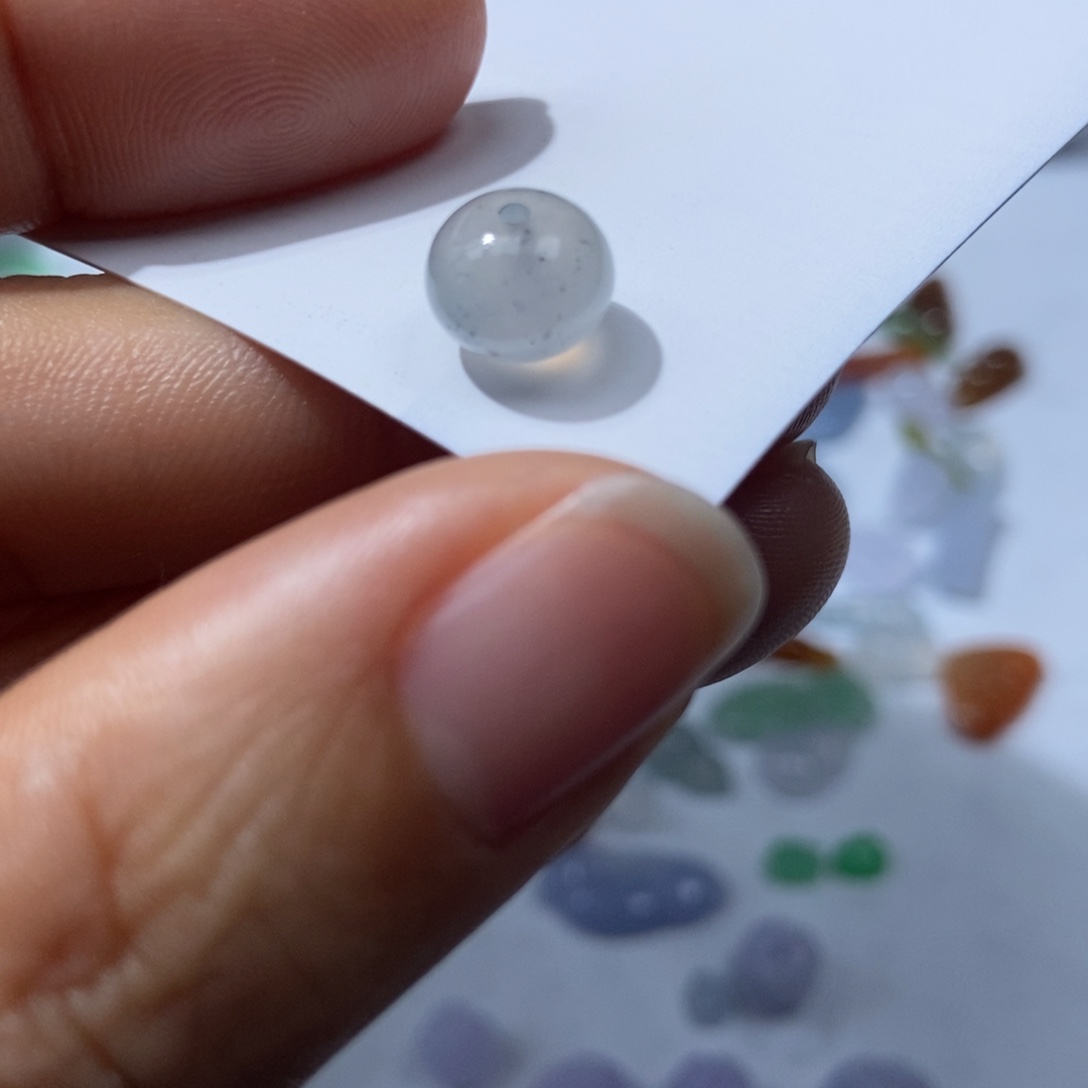 定制翡翠未镶嵌翡翠8.4*6.8