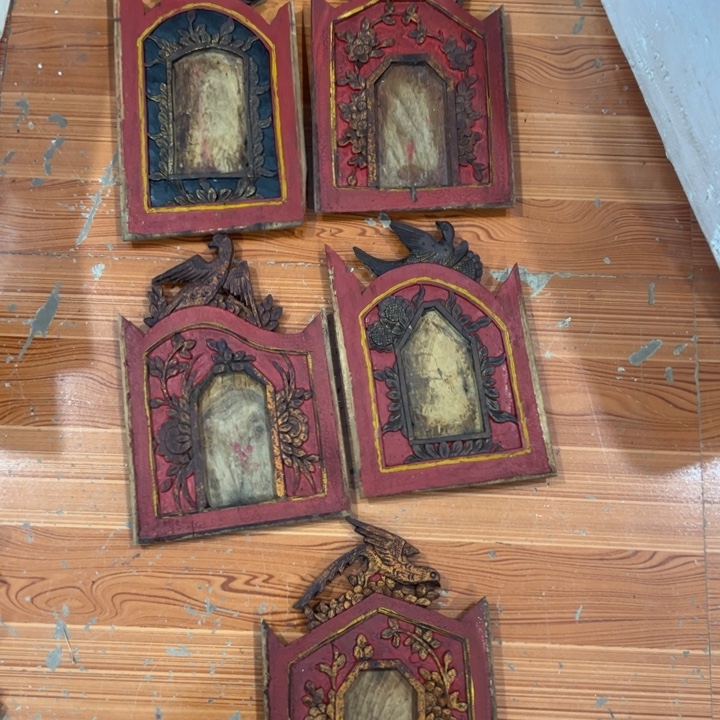 跨***者木雕花板一物一拍