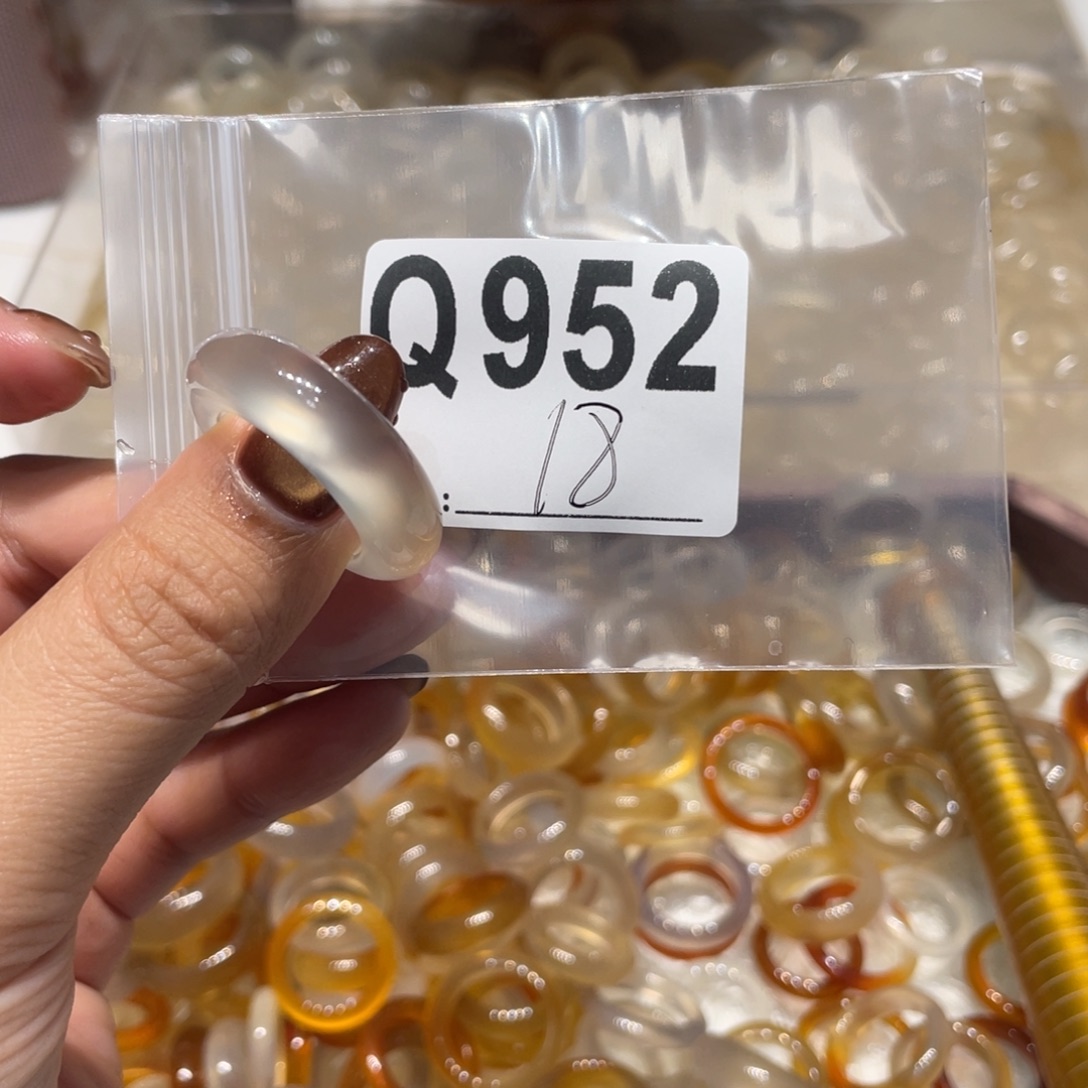玛瑙/玉髓未镶嵌戒指952