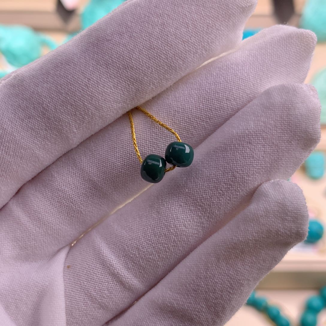 绿松石珠宝奇石未镶嵌5.6-4.5