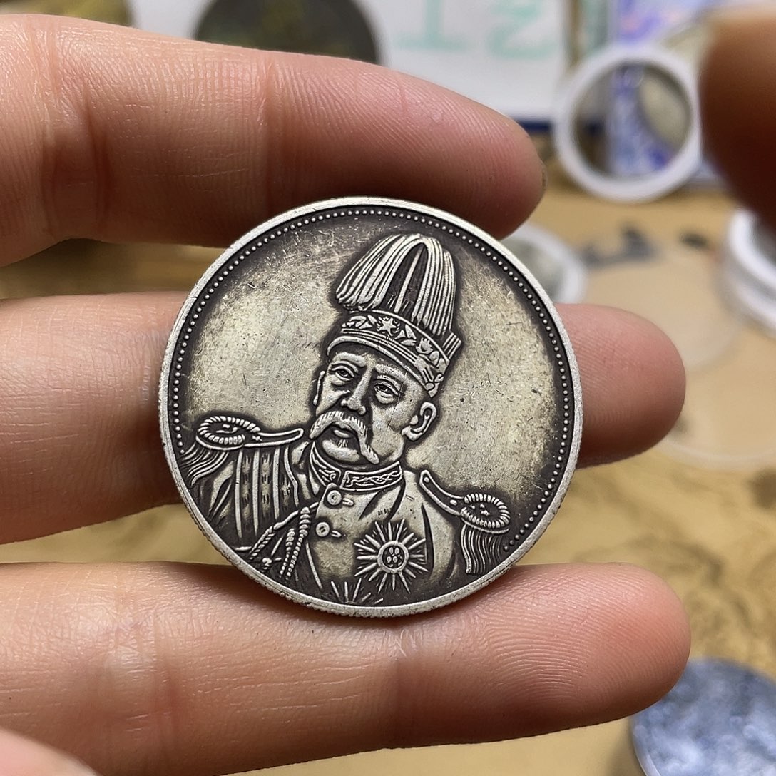 A复古工艺品包浆老品相好边齿清晰