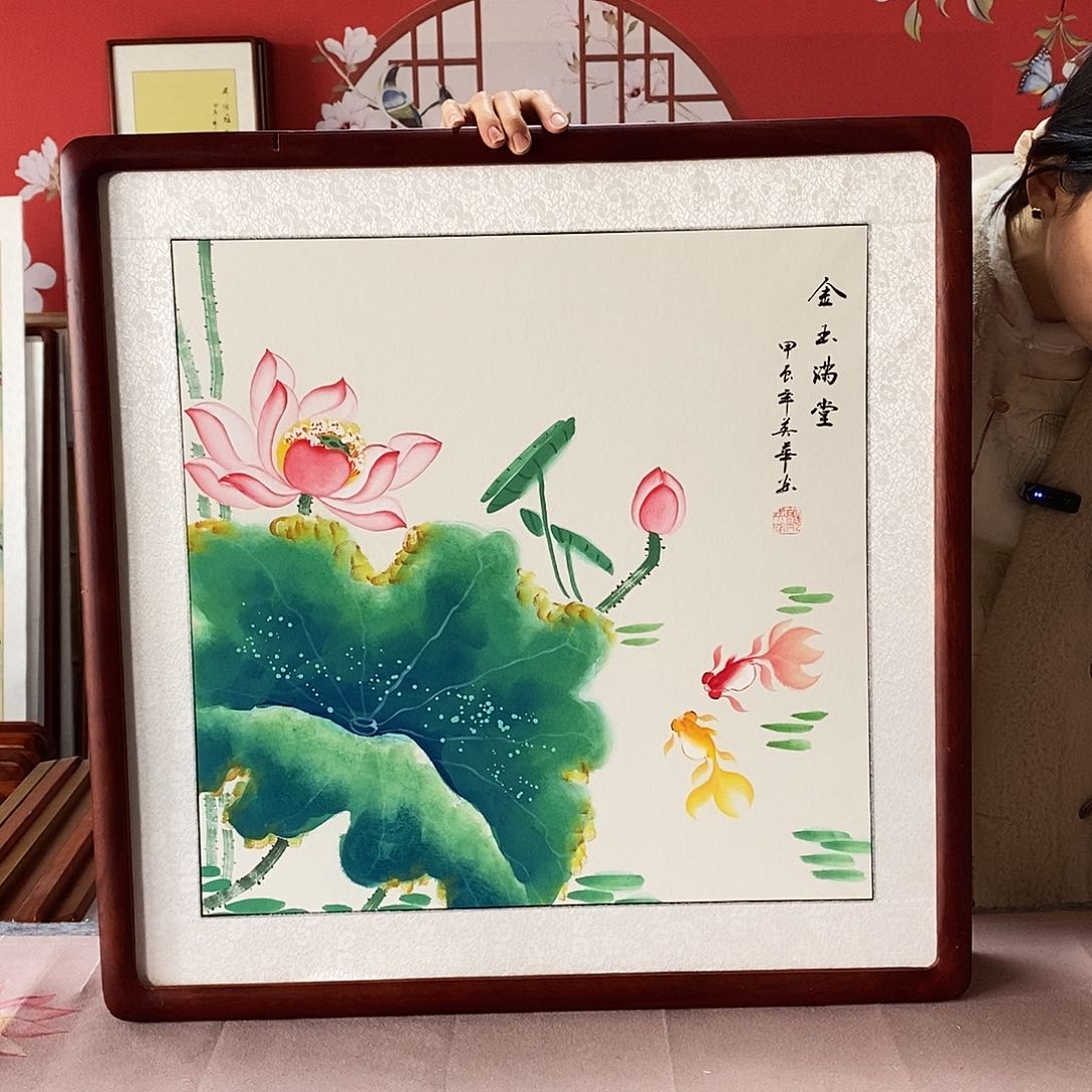 国画手写手绘国画作品
