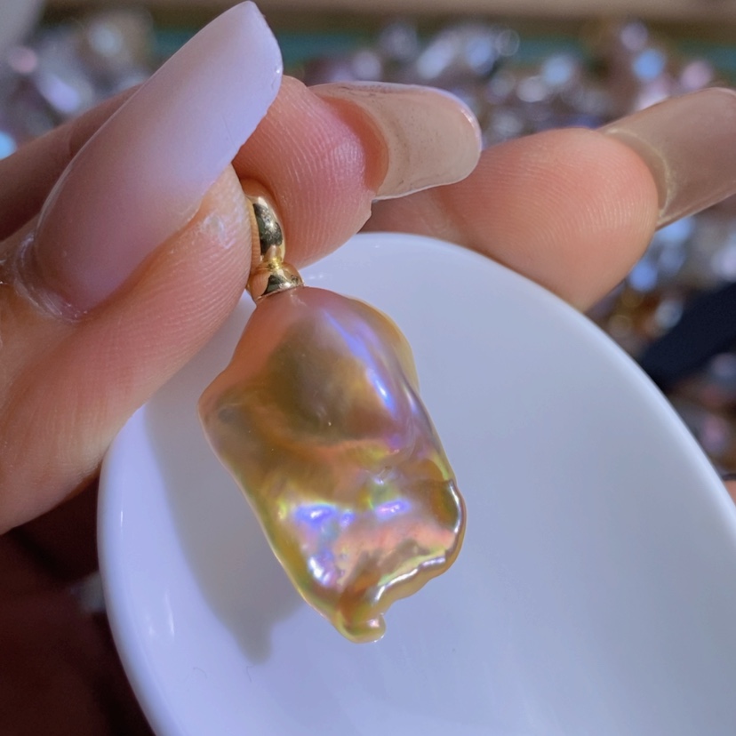 【闪购商品】合金淡水珍珠天然珍珠（微瑕）