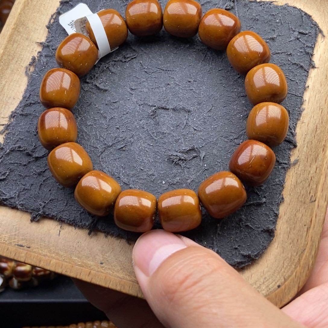 紫金鼠手串13mm天花板存手工