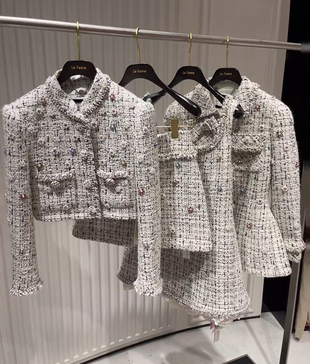 Eleven买手店经典线短款套装（不退换，拍下即默认）