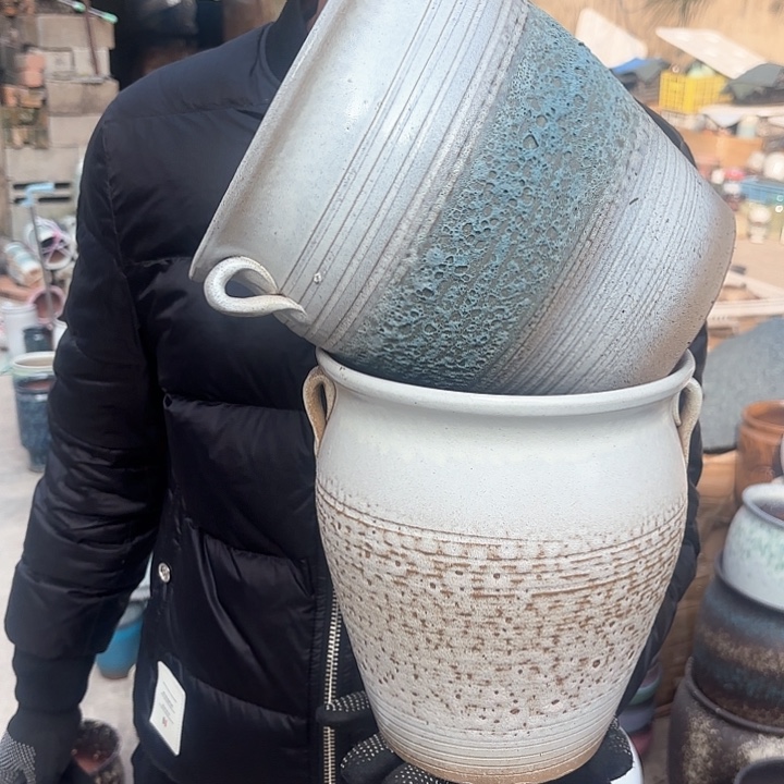 红陶泡泡两个色口径19高度21