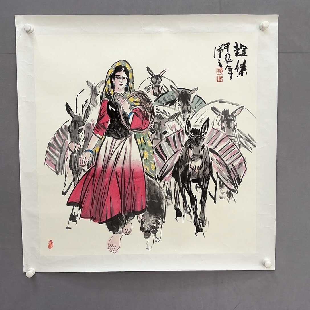 国画亲笔手绘原创