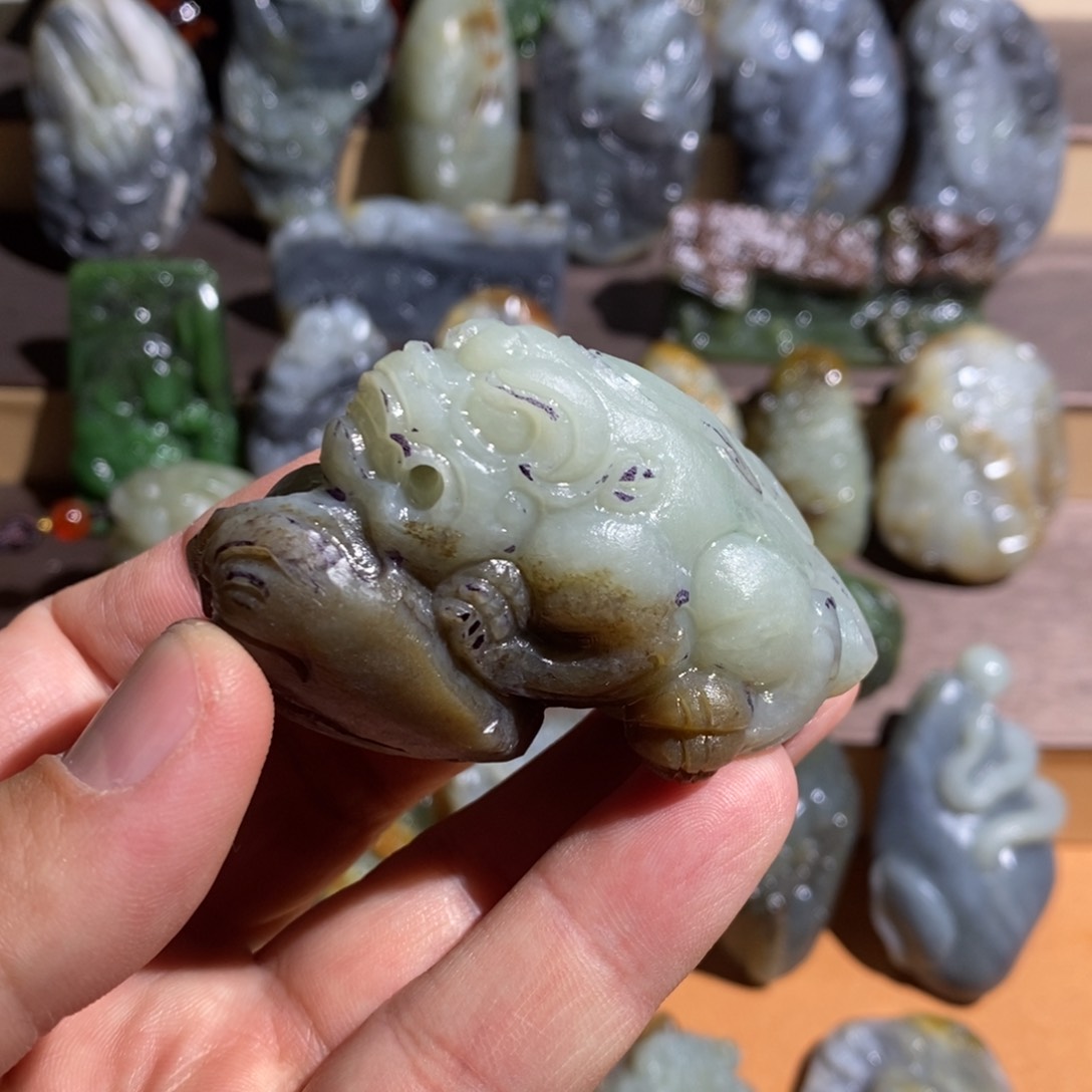 和田玉把件未镶嵌W***6定制