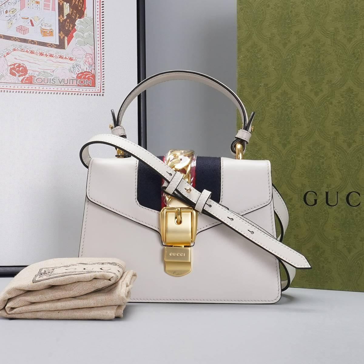 99新 GUCCI/古驰 【总仓】塞尔维亚手提包/BG22000037